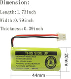2.4V 400mAh Cordless Home Phone Battery - Image 3