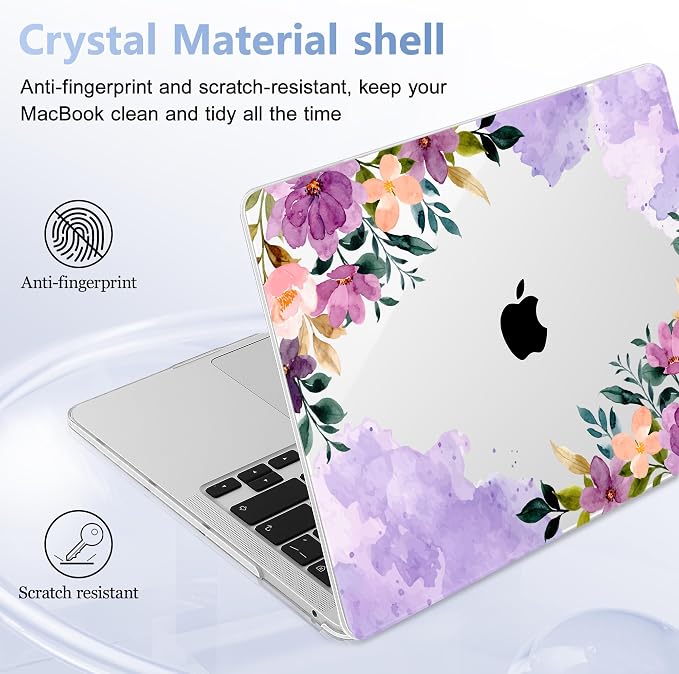 Case for MacBook Pro 13 inch with/Without Touch Bar, Hard Shell + Keyboard - Image 6
