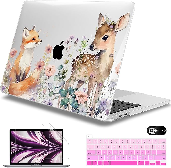 Mektron for MacBook Pro 13-inch Case 2022 2021 2020 Release A2338 M2 M1 A2289 by Mektron