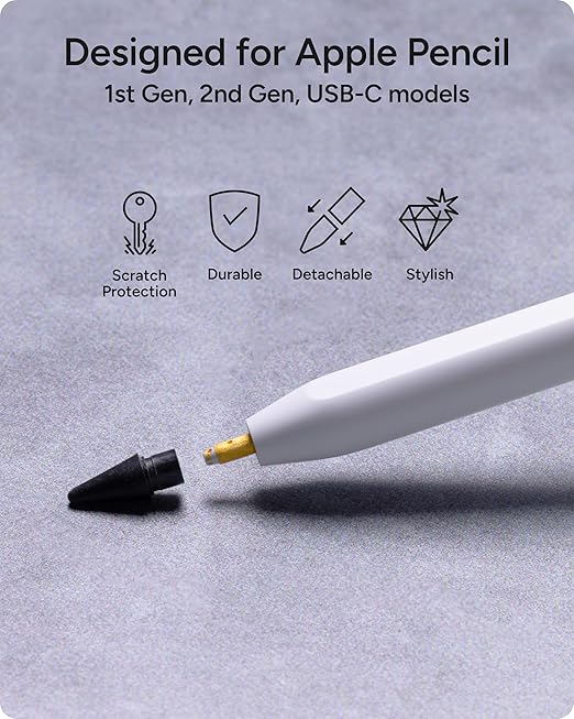 ZAGG Replacement Tips for Apple Pencil 1st Gen, 2nd Gen, & USB-C - Image 5