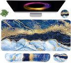 4-in-1 Large Gaming Mouse Pad, Keyboard Wrist Rest Pad & Wrist Support Mousepad by WBWEIRDBEAST