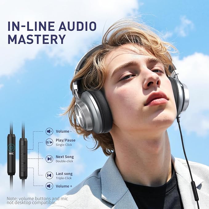 AILIHEN C90 Wired Headphones - Image 5