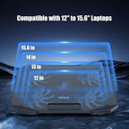 AIMIUZI Laptop Cooling Pad Laptop Cooler Stand, Laptop Fan Cooling Pad - Image 5