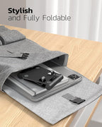 Nulaxy Dual Folding Cell Phone Stand, Fully Adjustable Foldable Desktop Phone - Image 6