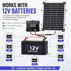 Voltset 50W Solar Panel Kit - 12V Solar Battery Charger Maintainer - IP67 - Image 4