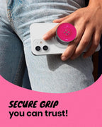 Solid Color Button Phone Grip – Minimalist Design, Durable and Lightweight - Image 4