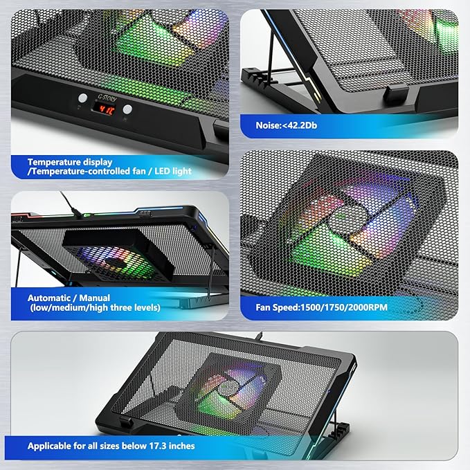 G-STORY Gaming Laptop Cooling Pad - Image 5