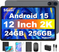 Tablet 12 inch Android 15 Tablets, 24GB（8+16）RAM+256 Storage, Android Tablet by Unknown