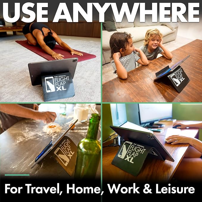Airplane Tablet Holder, Extra Large 12x7” Flexible Cell Phone and Tablet Holder - Image 5