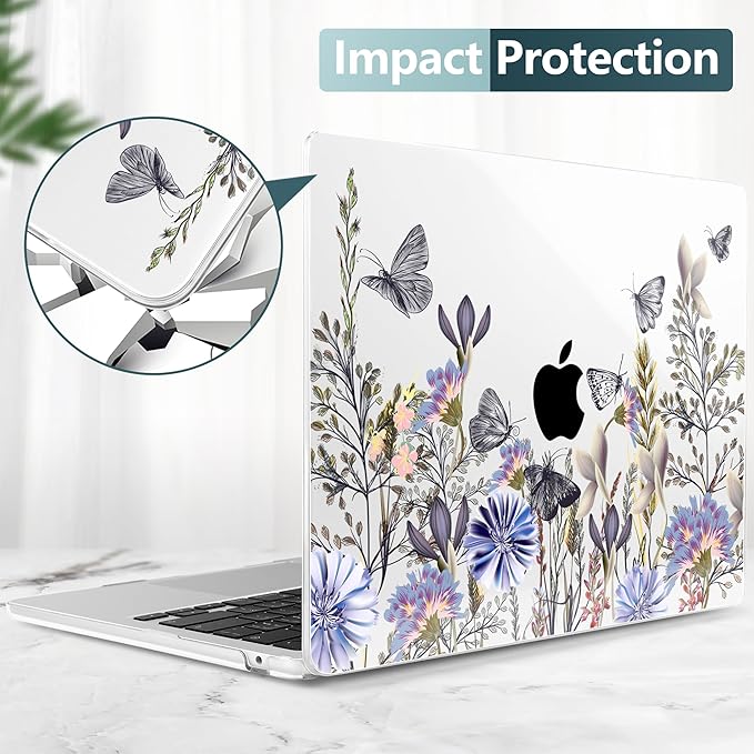 TWOLSKOO Compatible with M4 MacBook Air 13.6 inch Case 2025-2022 Release M4 - Image 7
