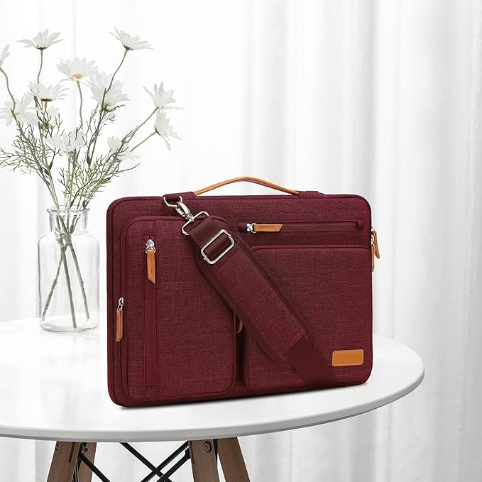 MOSISO 360 Protective Laptop Shoulder Bag, 13-13.3 inch Computer Bag Compatible - Image 7