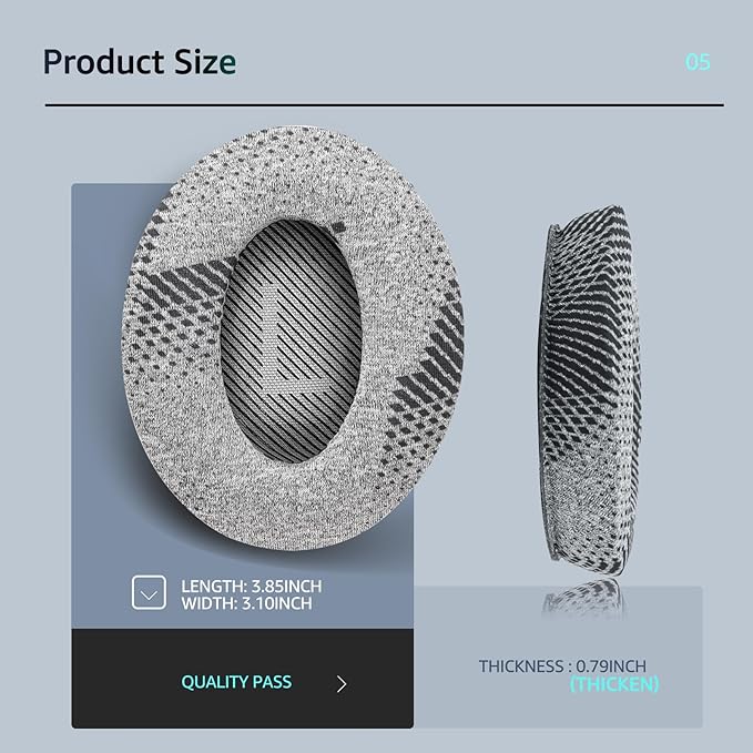 Cooling-Gel QuietComfort 35 / QC35 ii Replacement Ear Pads - Image 5