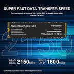 S501 1TB NVMe SSD 3D NAND 1.3 PCIe Gen3x4 M.2 2280 Internal Solid State Drive - Image 2