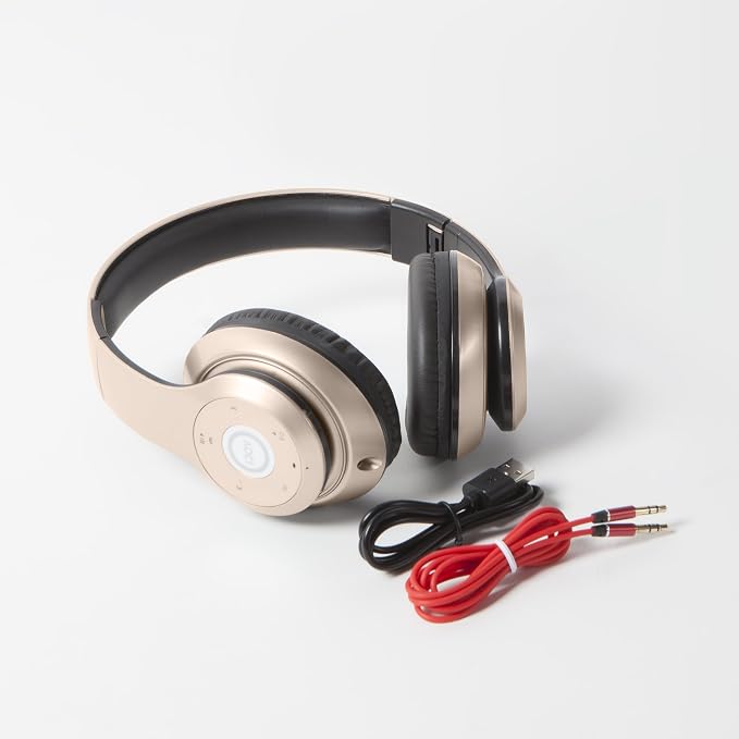 iJoy Bluetooth Headphones Over Ear, Wireless and Wired Foldable Headset - Image 5