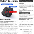 YDW Bluetooth Remote Control for INSTA360 X5 X4 X3 X2/Ace Pro2/Ace Pro/Ace/GO - Image 9