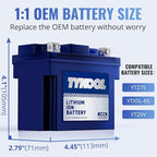 TYKOOL YTZ7S / YTX7L Lithium LiFePO4 Motorcycle Battery, 12 V 4 Ah, 240 CCA - Image 2