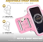 TRIBE Water Resistant Cell Phone Armband Case Running Holder - Image 4