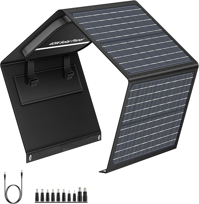 Portable Solar Panel Charger 40W Foldable Solar Panel by SinKeu