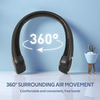 Portable Neck Fan, Hands Free Bladeless, 360° Cooling Personal Fan, Wearable - Image 2