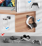 OIVO Controller & Headset Wall Mount Holder Stand, Foldable Headphone Stand - Image 7