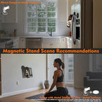 Universal Magnetic Tablet Holder 360°Adjustable 7.7" Aluminum Heavy Duty Arm - Image 2