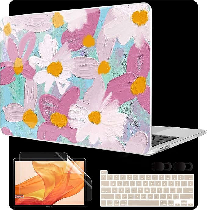 MEEgoodo Case for MacBook Pro 13 inch Case 2022 2021 2020 New A2338 M2/M1 A2251 by MEEgoodo