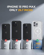 Miracase Magnetic for iPhone 15 Pro Max Case 6.7'' Full-Body Drop Proof Phone - Image 6