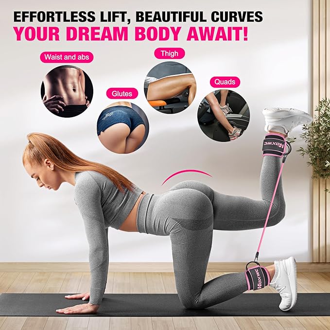 Ankle Resistance Bands with Cuffs, Ankle Bands - Image 2