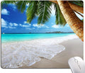 Beach Mouse Pad, Coconut Trees Design Mouse Pad, Nature Mousepads, Custom by IMAYONDIA