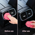 2 Pack Car Cleaning Gel Reusable Auto Slime Cleaner, Rose Scent Dust Cleaning - Image 8