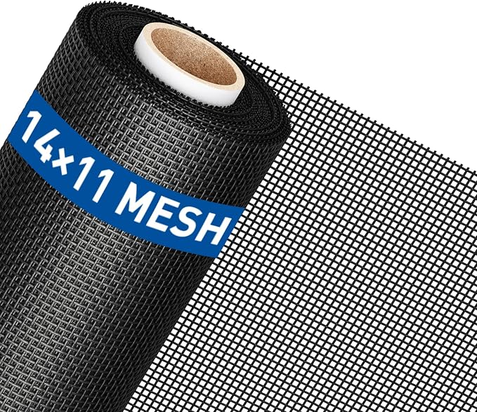 MAGZO Pet Proof Window Screen Replacement Mesh Roll, 37.4in × 16.4ft Upgraded by MAGZO