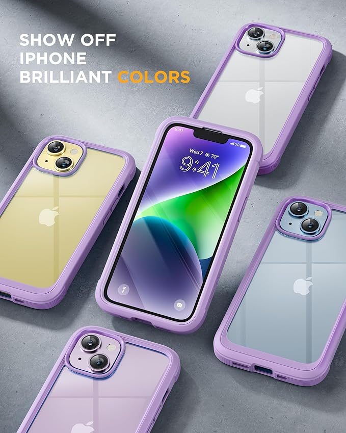 Miracase Designed for iPhone 14 Case 6.1 inch, Full-Body Protective Bumper - Image 5
