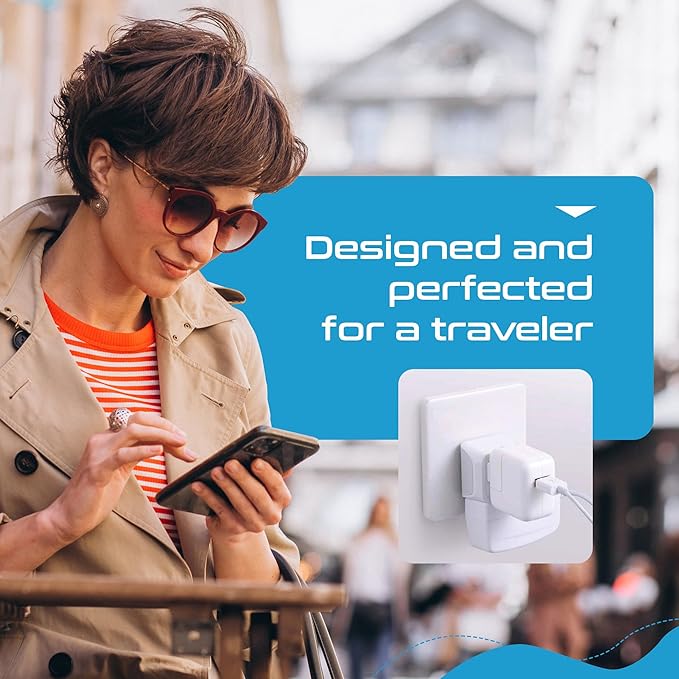 Ceptics Italy Travel Plug Adapter, Chile Plug Adapter - Image 9