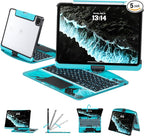Transparent Case with Keyboard for iPad 11th Gen 11-in. & 2022 iPad 10th Gen by Tiaota