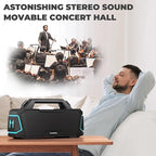 Bluetooth Speaker, Musibaby M1 Portable Bluetooth Speakers:Loud Stereo Sound - Image 2