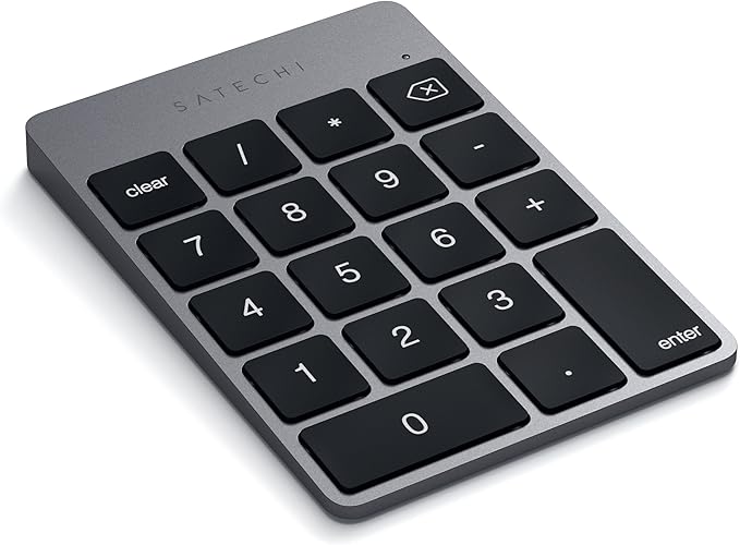 Satechi Slim Aluminum Bluetooth Keypad, Wireless Number Pad - Image 2