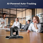 TONGVEO 4K PTZ Camera with AI-Powered Auto-Tracking 5X Digital Zoom USB 3.0 - Image 4