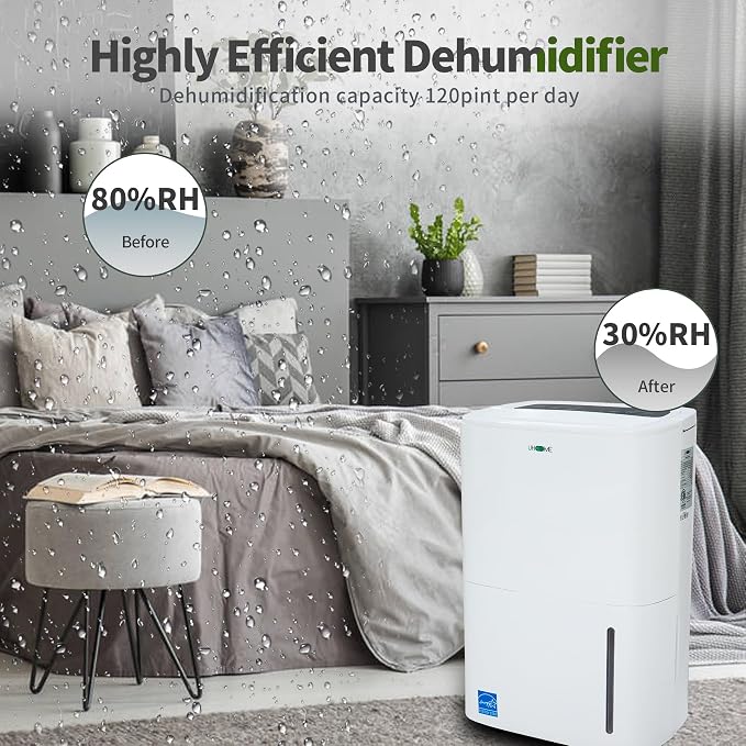 Uhome 120 Pints Dehumidifier - Image 3