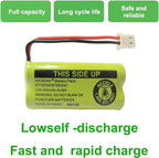 2.4V 400mAh Cordless Home Phone Battery Compatible - Image 6