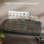 Redragon S101M-KS Gaming Keyboard and Mouse Wireless - Image 6