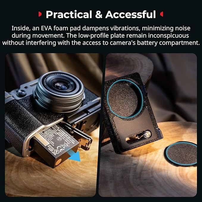 SMALLRIG Mount Plate for AirTag, Quick Release Camera Mount Baseplate for - Image 3