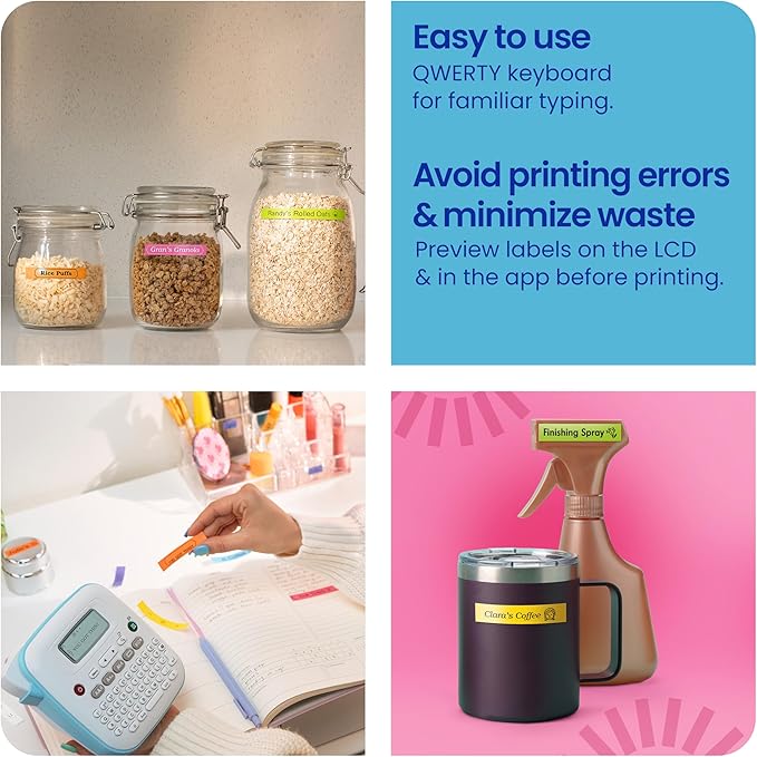 Brother P-Touch PT-N20 Personal Desktop Label Maker, Handheld and Prints - Image 6