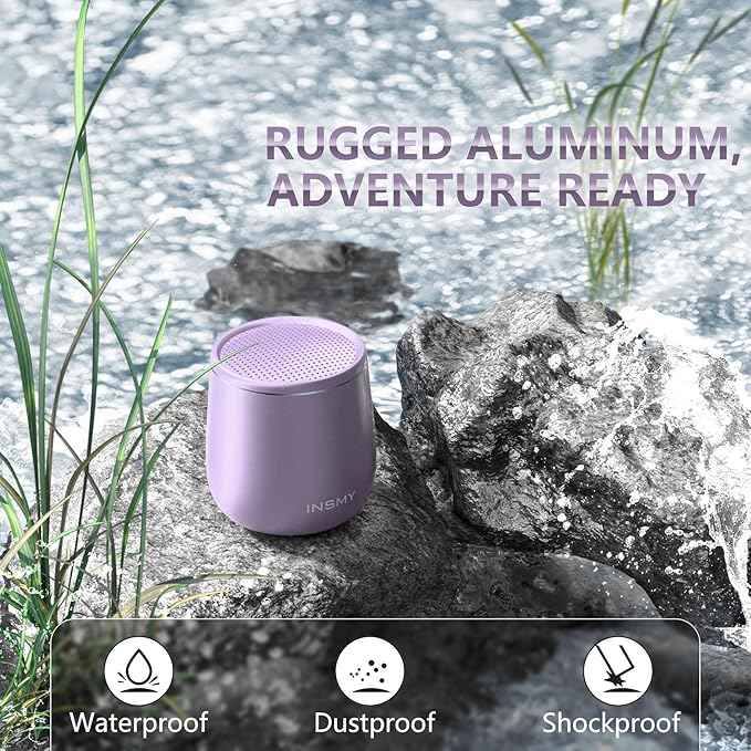 INSMY C17-MAX, Waterproof Small Bluetooth Speaker, Rich Audio - Image 3