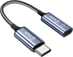 USB C to Lightning Audio Adapter, USB Type C Male to Lightning Female Headphone by biaze