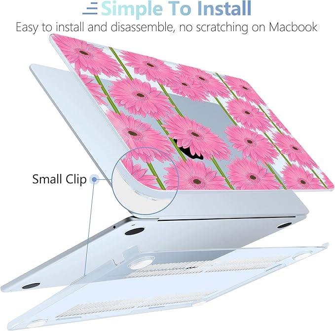 MEEgoodo Case for M4/M3/M2 MacBook Air 13.6 inch Case 2025 2024 2022, Fit Model - Image 5