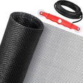 Window Screen Replacement Kit, DIY Adjustable Screen Door Mesh by SAKURRY