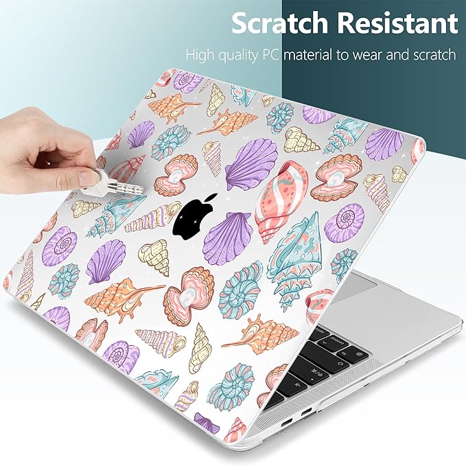 TWOLSKOO Compatible with MacBook Pro 13 inch Case 2023-2016 A2338 M2/M1 A2251 - Image 4