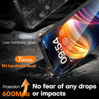 TOCOL for iPhone 12 Screen Protector 9H Hardness Military Grade Shatterproof HD - Image 5