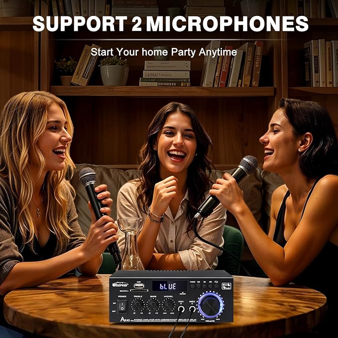 AK45Pro Stereo Receivers Amplifier Home Audio - Image 6