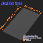 MAGZO Window Screen Replacement Mesh 48"W x 99"L - Image 2